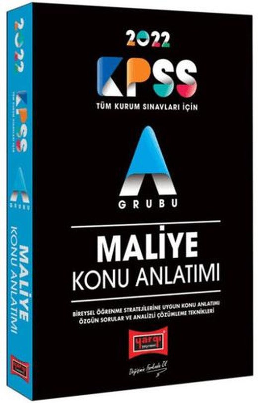 2022 KPSS A Grubu Maliye Konu Anlatımı