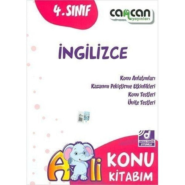 4.Sınıf İngilizce Konu Kitabım | Can Can Yayınları (İnce Kapak)