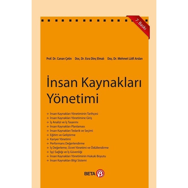 İnsan Kaynakları Yönetimi | Beta Yayınevi (Ciltsiz)