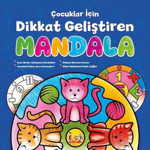 Çocuklar İçin Dikkat Geliştiren Mandala | Bıcırık Yayınları