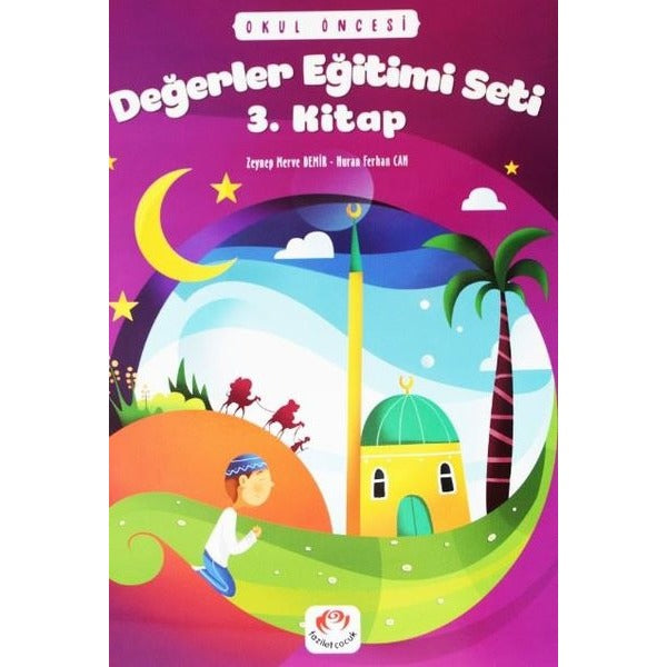 Okul Öncesi Değerler Eğitimi Seti 3.Kitap | Fazilet Çocuk