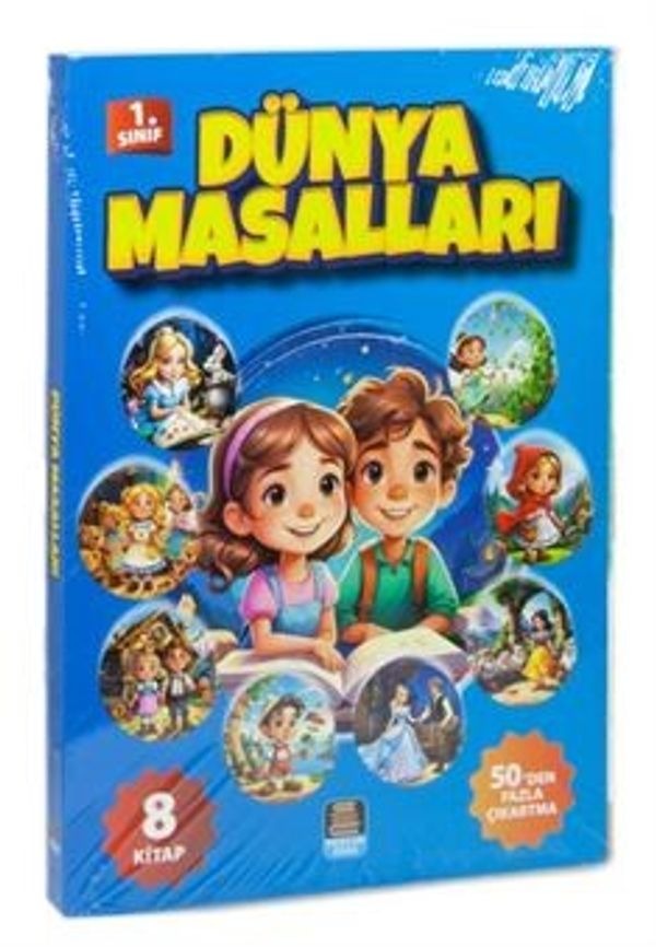 1. Sınıflara Dünya Masalları Seti | Mercan Okul Yayınları (Ciltsiz)