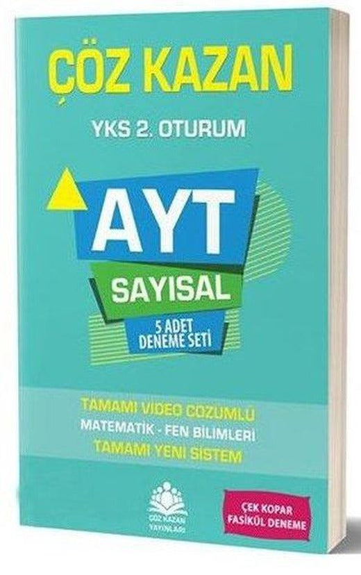 AYT Sayısal 5'li Deneme | Çöz Kazan Yayınları (İnce Kapak)