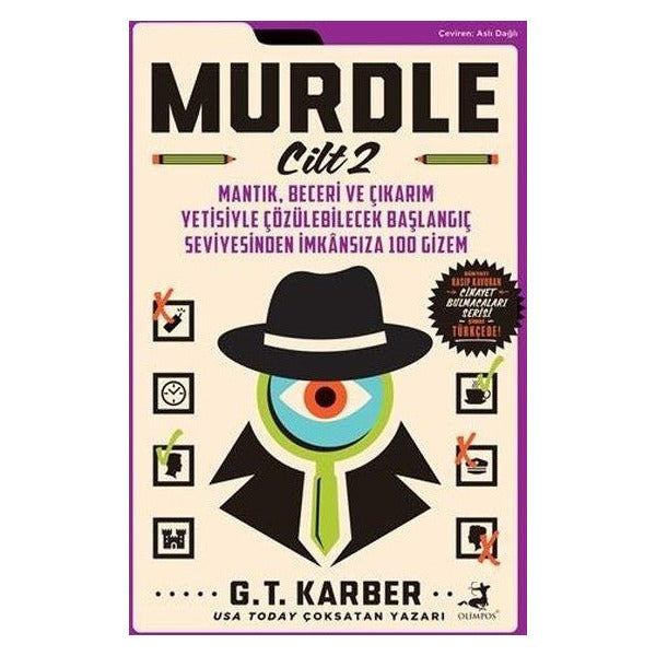 Murdle Cilt 2 - Cinayet Bulmacaları Serisi | Olimpos Yayınları (İnce Kapak)