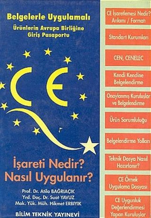 CE İşareti Nedir? Nasıl Uygulanır? | Bilim Teknik Yayınevi (Ciltsiz)