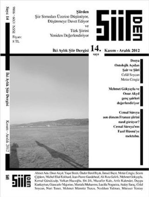 Şiirden İki Aylık Şiir Dergisi Sayı: 14 | Şiirden Yayıncılık (Ciltsiz)