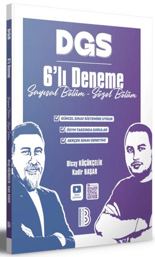 DGS 6 lı Deneme | Benim Hocam Yayınları (Ciltsiz)  - Resim 1
