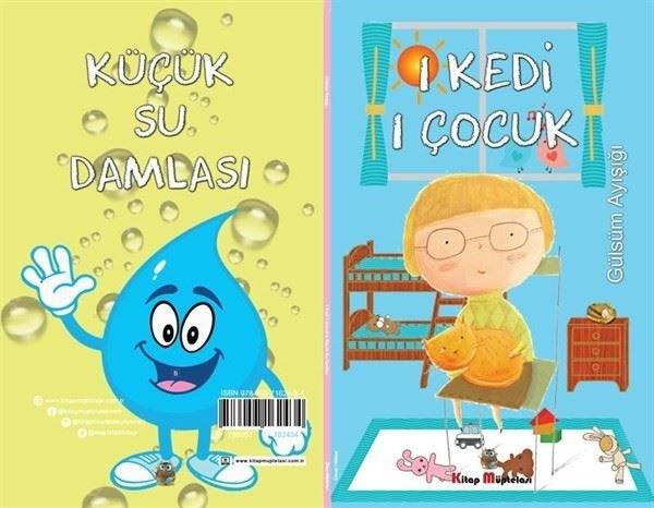 1 Kedi 1 Çocuk - Küçük Su Damlası Seti - 2 Hikaye Tek Kitap | Kitap Müptelası Yayınları (İnce Kapak)  - Resim 1