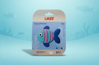 Let’s Mini Changelle 5 Renk Okyanus Arkadaşları Balık Oyun Hamuru 120g | Lets - Resim 1