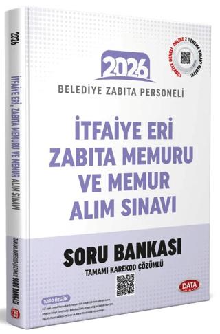 İtfaiye Eri, Zabıta Memuru ve Memur Alım Sınavı Soru Bankası - Tamamı Karekod Çözümlü