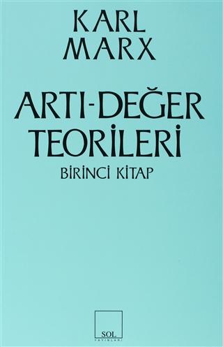 Artı-Değer Teorileri 1. Kitap
