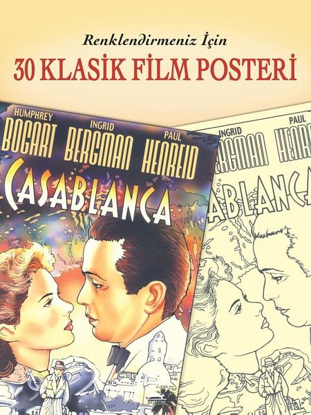 30 Klasik Film Posteri - Renklendirmeniz İçin | Maya Kitap (İnce Kapak)  - Resim 1