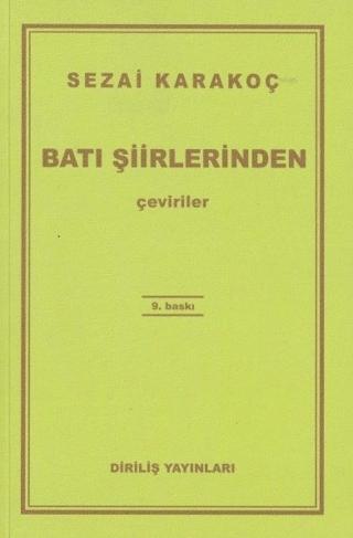 Batı Şiirlerinden Çeviriler | Diriliş Yayınları (Ciltsiz)  - Resim 1