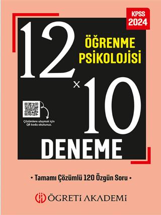 12X10 Öğrenme Psikolojisi Deneme | Öğreti Akademi (Ciltsiz)  - Resim 1