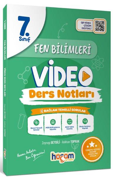 7.Sınıf Fen Bilimleri Video Ders Notları | Hocam Anlatır Yayınları (İnce Kapak)  - Resim 1