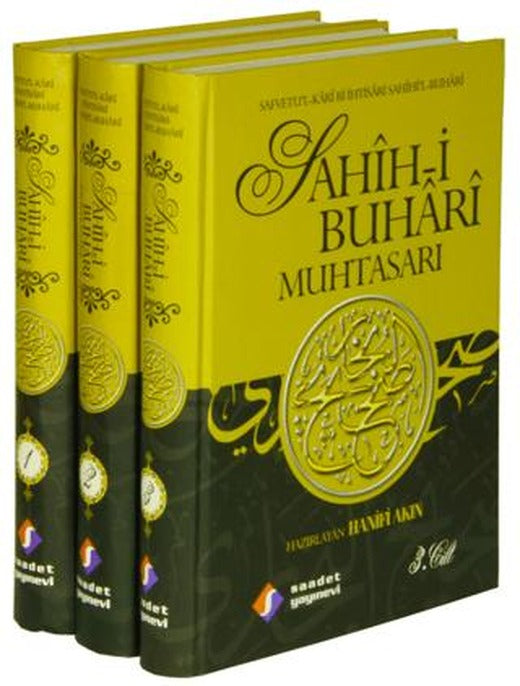 Sahih-i Buhari Muhtasarı (3 Cilt Takım) (1. Hamur) | Saadet Yayınevi (Ciltli)