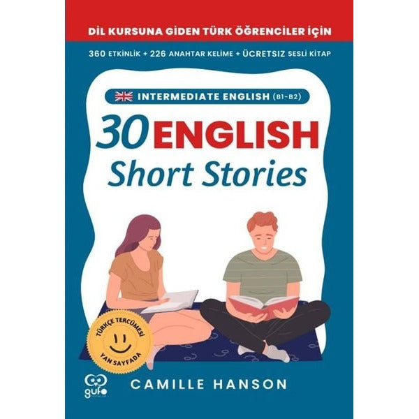 B1 - B2 English 30 Short Stories For Intermediate Learners (Orta Düzey Öğrenciler İçin 30 İngilizce | Gufo Yayınları (İnce Kapak)
