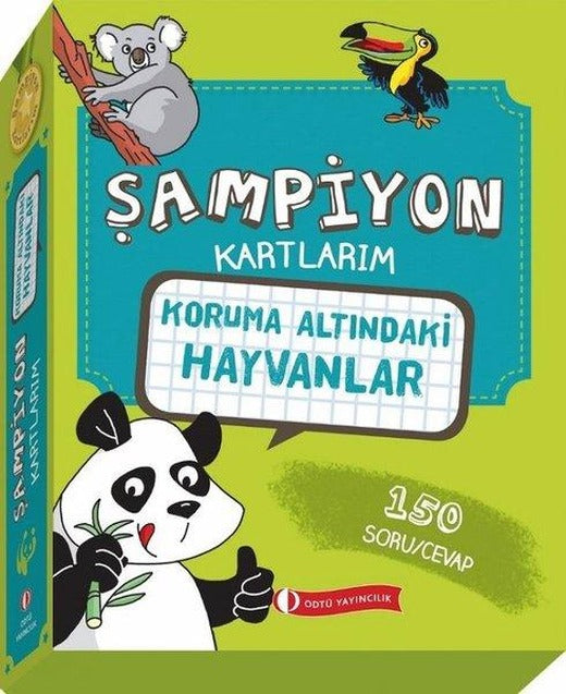 Şampiyon Kartlarım - Koruma Altındaki Hayvanlar | ODTÜ Yayıncılık (İnce Kapak)