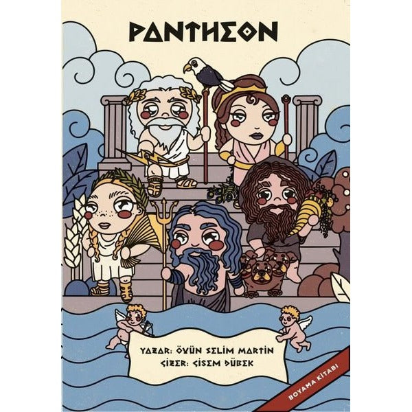 Pantheon - Helen Tanrılarını Boyayarak Öğreniyorum | Sakin Kitap