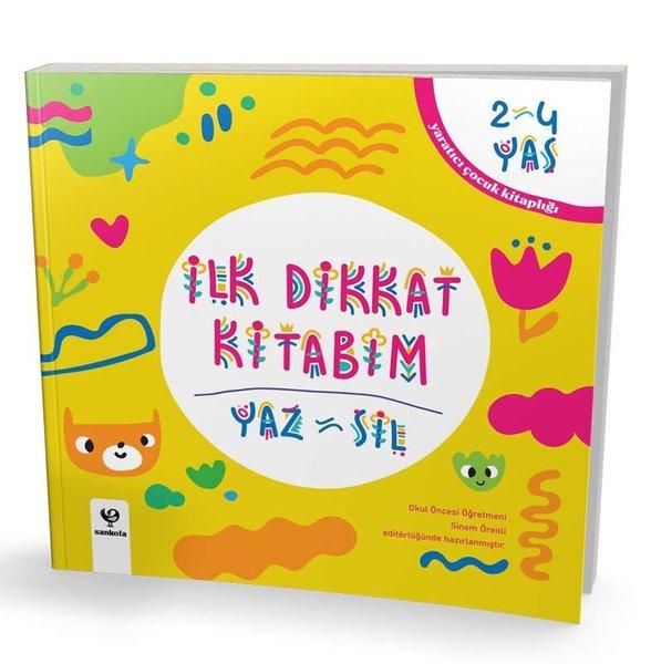 İlk Dikkat Kitabım - Yaz Sil | Sankofa Yayınları (İnce Kapak)  - Resim 1
