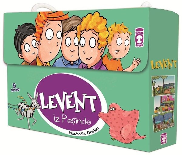 Levent İz Peşinde - 5 Kitap Takım | Timaş Çocuk (İnce Kapak)