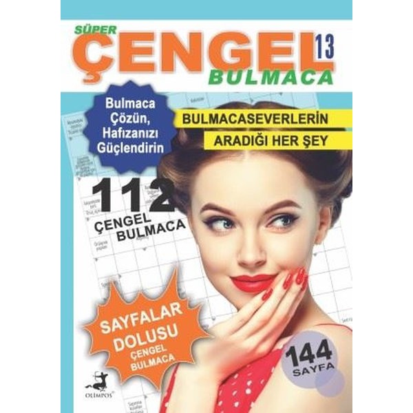 Süper Çengel Bulmaca - 13 | Olimpos Yayınları (İnce Kapak)