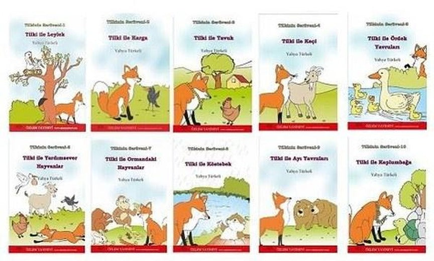 Tilkinin Serüveni-Düz Yazılı-10 Kitap Takım | Özlem Yayınevi (e-Kitap)