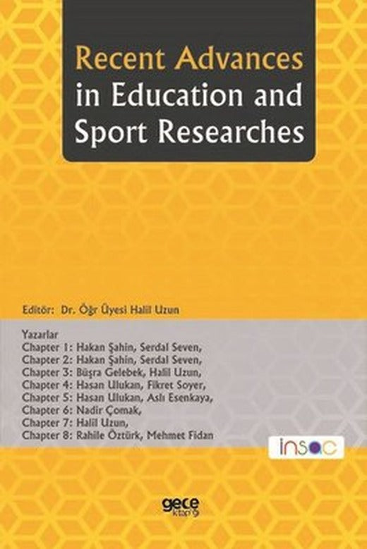 Recent Advences in Education and Sports Researches | Gece Kitaplığı