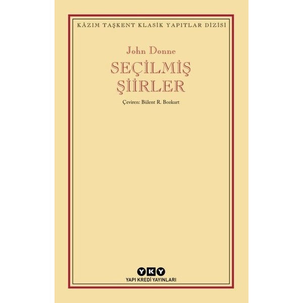 John Donne - Seçilmiş Şiirler | Yapı Kredi Yayınları