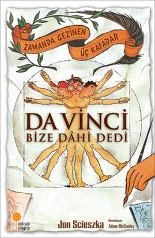 Zamanda Gezinen Üç Kafadar - Da Vinci Bize Dahi Dedi | Günışığı Yayınları