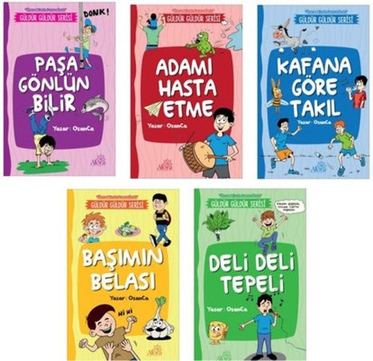 Güldür Güldür Mizah Serisi Seti - 5 Kitap Takım | Alora Yayınevi (İnce Kapak)