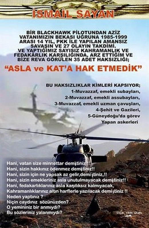 Asla ve Kat'a Hak Etmedik | Sokak Kitapları Yayınları