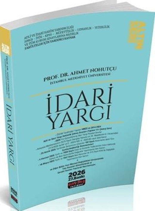 2026 İdari Yargı Konu Anlatımı