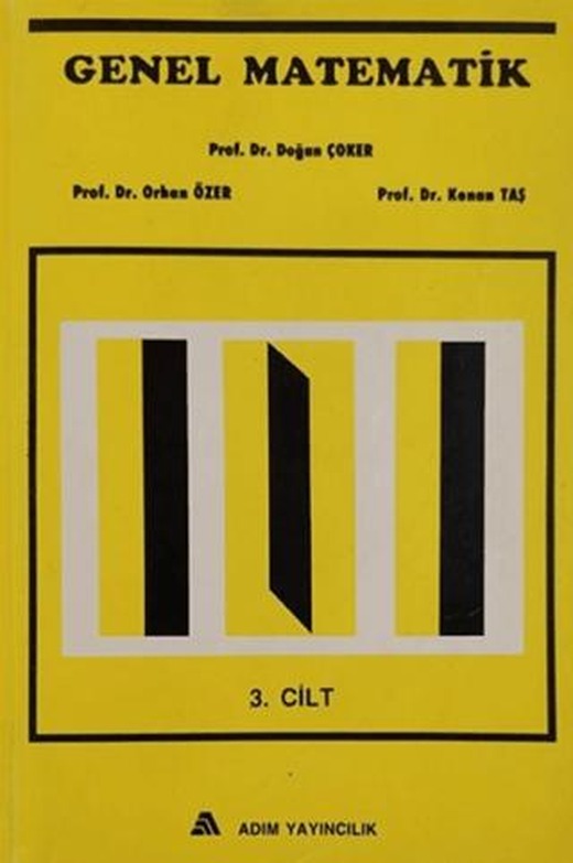 Genel Matematik Cilt:3 | Adım Yayıncılık (Ciltsiz)