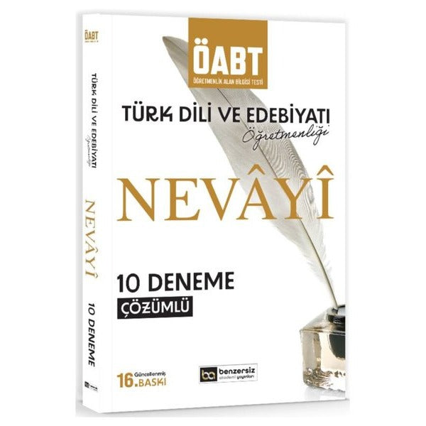 ÖABT Nevayi Türk Dili ve Edebiyatı Öğretmenliği 10 Fasikül Deneme Çözümlü | Benzersiz Akademi Yayınları (İnce Kapak)