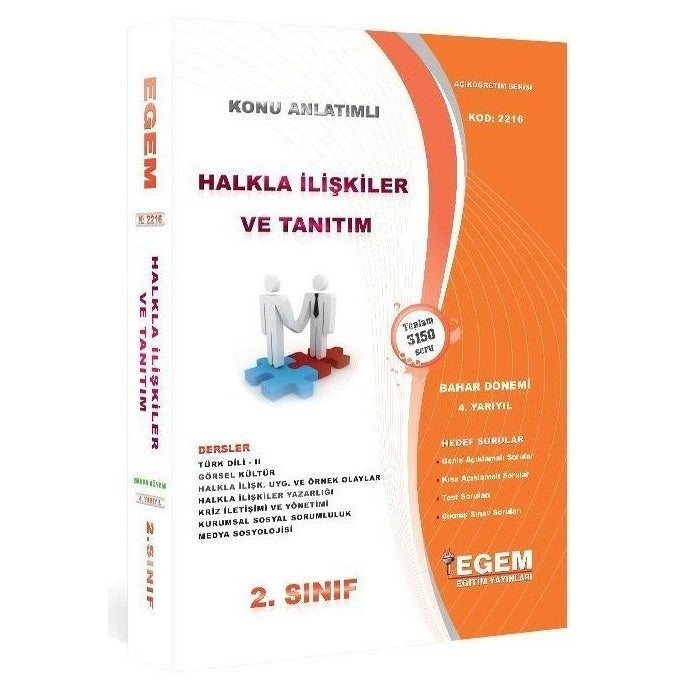 2. Sınıf Halkla İlişkiler Konu Anlatımlı Soru Bankası