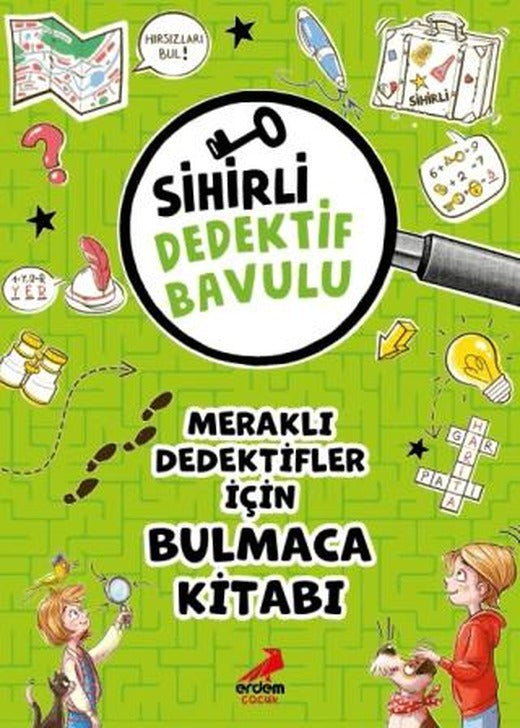 Sihirli Dedektif Bavulu 8 - Meraklı Dedektifler İçin Bulmaca Kitabı