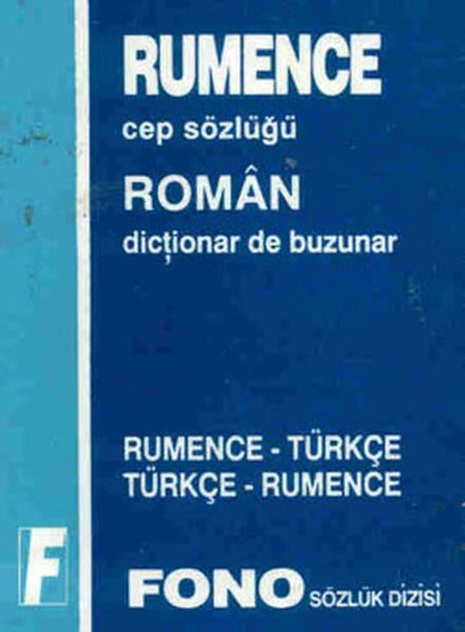 Rumence/Türkçe - Türkçe/Rumence Cep Sözlüğü | Fono Yayınları (İnce Kapak)