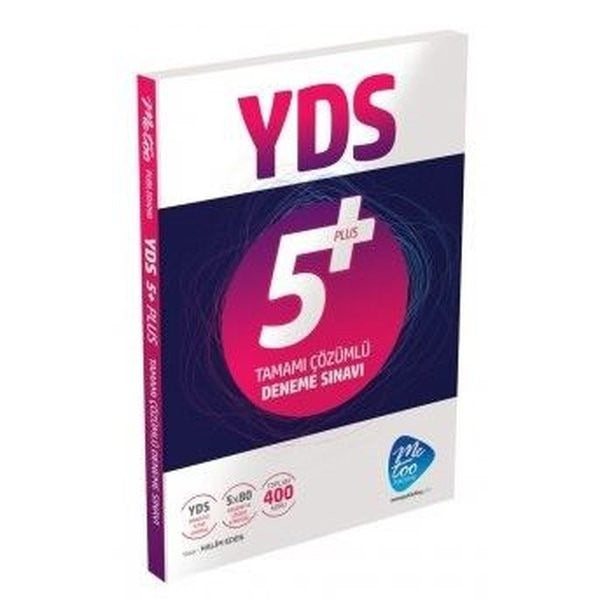 YDS 5 Plus Tamamı Çözümlü Deneme Sınavı 9607