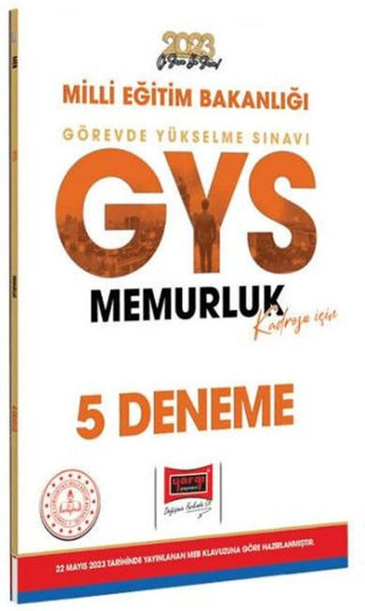 Yargı Yayınları 2023 Milli Eğitim Bakanlığı GYS Memurluk Kadrosu İçin 5 Deneme | Yargı Yayınevi (Ciltsiz)