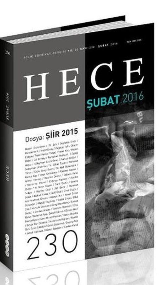 Hece Aylık Edebiyat Dergisi Sayı: 230 - Şubat 2016 | Hece Dergisi (Ciltsiz)