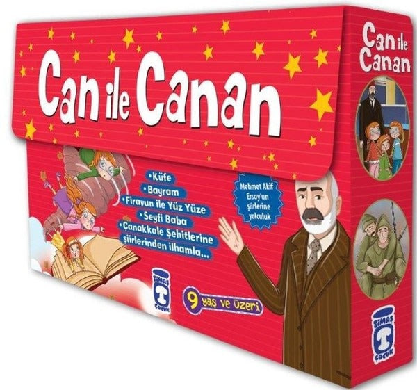 Can İle Canan Mehmet Akifi Seviyoruz Set 5 Kitap | Timaş Çocuk (İnce Kapak)