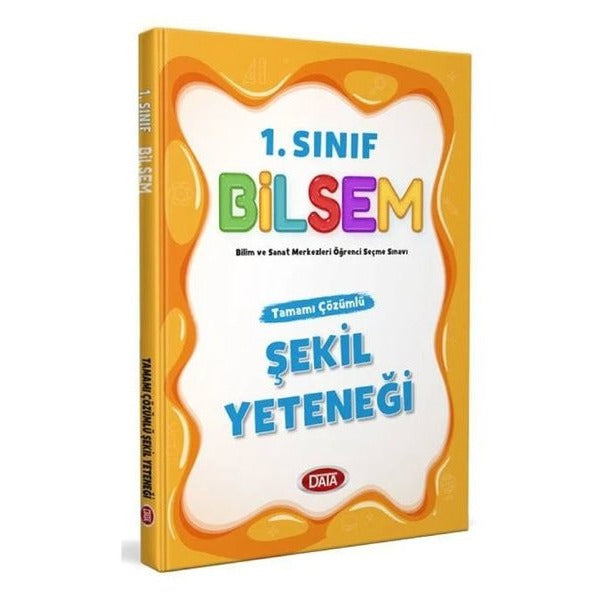 1.Sınıf Bilsem Şekil Yeteneği | Data Yayınları - Ders Kitapları (İnce Kapak)