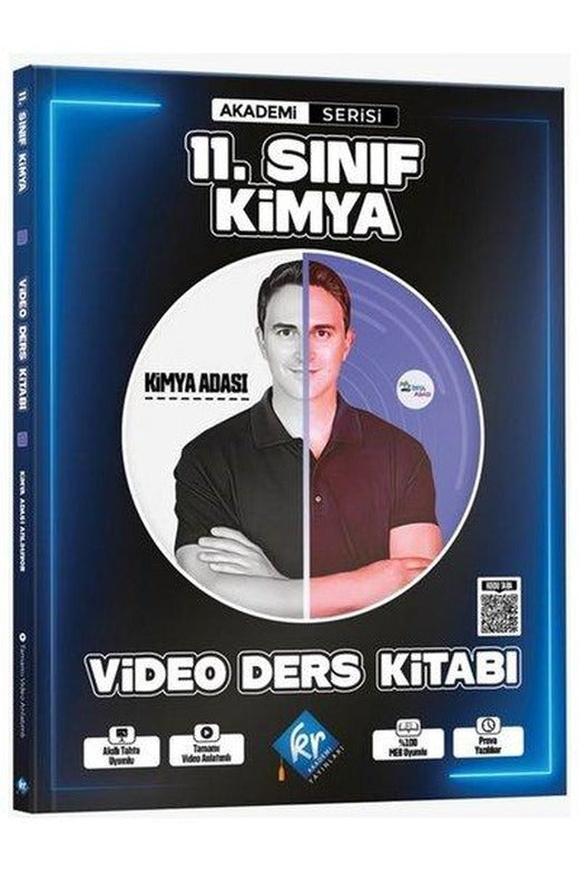 Akademi Serisi / Kimya Adası 11. Sınıf Kimya Video Ders Kitabı | KR Akademi (İnce Kapak)