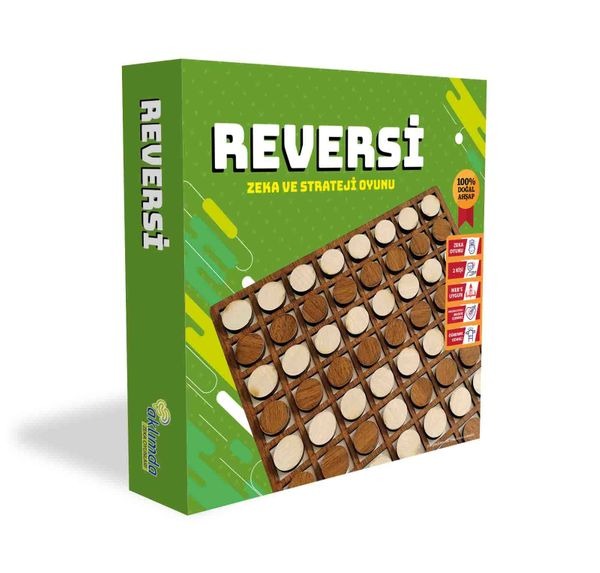 Reversi (Ahşap) | Aklımda Zeka Oyunları