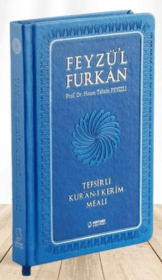 Feyzü'l Furkan Tefsirli Kur'an-ı Kerim Meali (Sempatik Cep Boy - Tefsirli Meal - Ciltli) - Lacivert