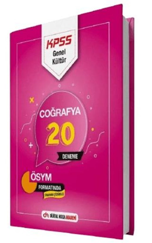 KPSS Genel Kültür Coğrafya Tamamı Çözümlü 20 Deneme