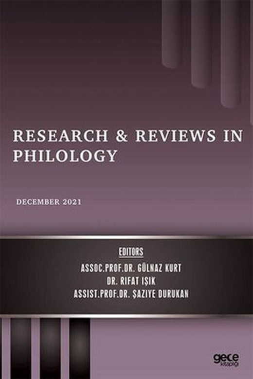 Research and Reviews in Philology - December 2021 | Gece Kitaplığı