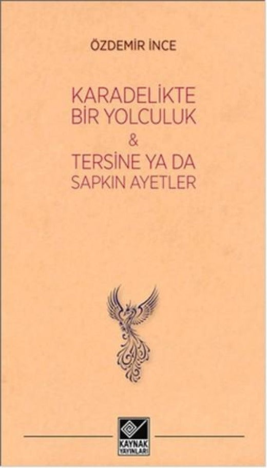 Karadelikte Bir Yolculuk - Tersine Ya da Sapkın Ayetler | Kaynak Yayınları - Şiir Dizisi (İnce Kapak)