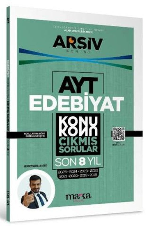 AYT Edebiyat Çıkmış Sorular Konu Konu Son 8 Yıl Tıpkı Basım Arşiv Serisi Çözümlü | Markaj Yayınları (Ciltsiz)